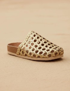Sabots et mules en tricot ajouré respirant, à bout fermé et faciles à enfiler, chaussures plates décontractées en cuir pour femmes, idéales pour l'été. - Product Image 5