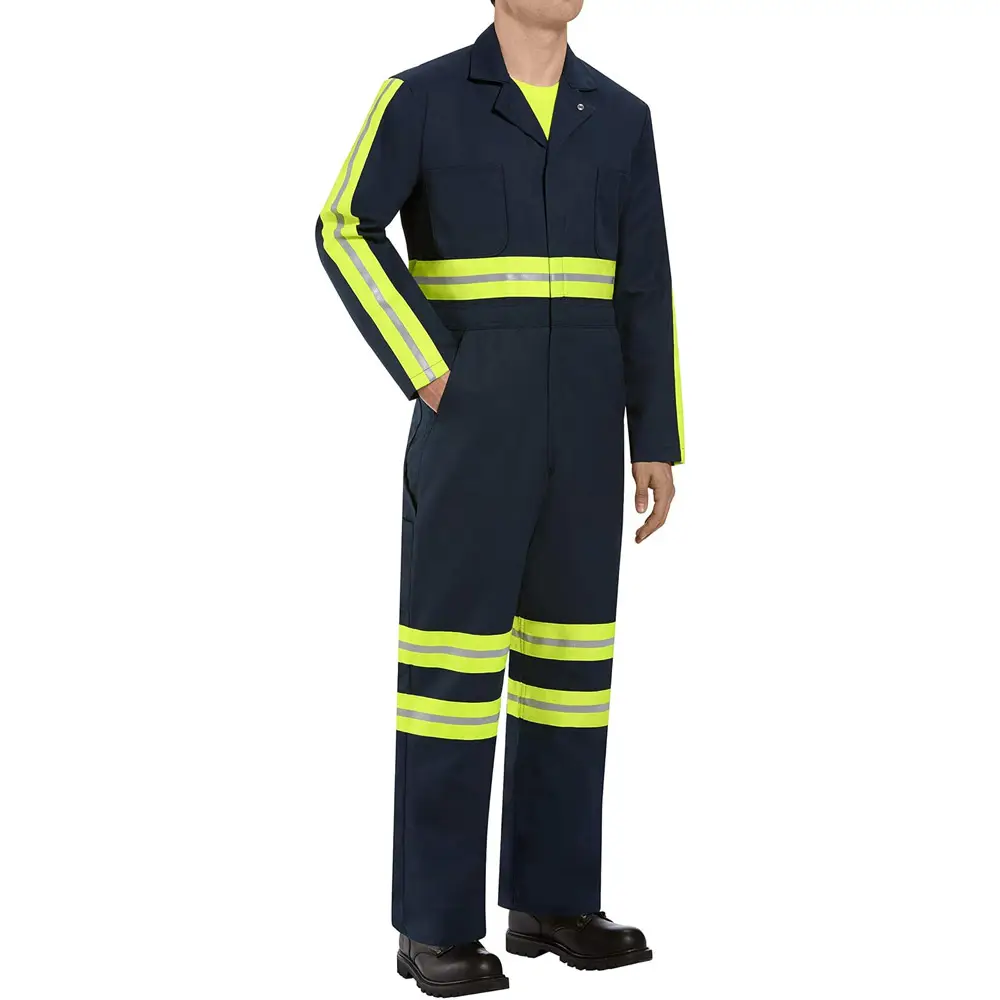 Persönliche Schutz ausrüstung Rücken overall mit Brusttaschen Übergroße Passform Langarm-Overall uniform VON PASHA INTERNAT IONAL