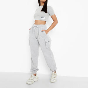 Factory Direct Price Solid Colors Winter Fleece Cotton Tracksuit Set High Quality Durable Oversize Zipper Hoodie And Sweatpants - Product Image 3