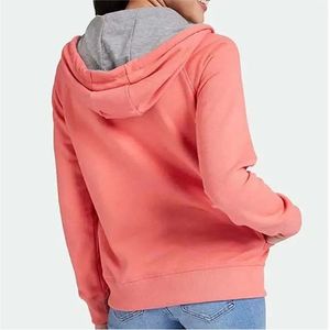 Sudadera con capucha con estampado personalizado para mujer, sudadera atlética de algodón de gran tamaño, sudaderas con capucha transpirables a prueba de viento para mujer - Product Image 2