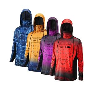 Camisa de Pesca Transpirable, Personalizada, Unisex, Talla Grande, Manga Larga, Protección UV 50+, Secado Rápido, Impresión por Sublimación, 100% Poliéster - Product Image 6