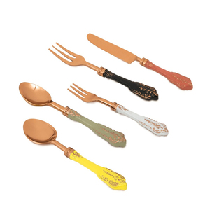 Standard Quality Stainless Steel <b>Flatware</b> Wholesale From India at Competitive Price Wedding Gifts Cutlery Set for Lunch/Dinner - Product Image 3