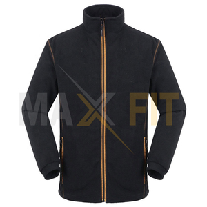 Chaqueta de invierno personalizada para hombre MAXFIT Enterprises 2025, forro polar con cuello levantado y cortavientos de lona, cómoda y elegante - Product Image 1
