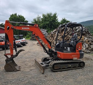 Mini excavadora Kubota 2018 para 3,3, 24,8 toneladas, 2018 HP, diésel, compacto, eficiente, equipo de construcción, cojinete de bomba de engranajes - Product Image 1