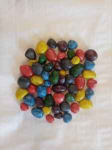 Guijarros de piedra artificial roja decorativa Lisa gravas recubiertas de resina epoxi para decoración de jardín macetas coloridas para exteriores - Product Image 2