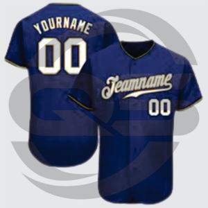 Entrega Rápida, Impresión Personalizada, Camiseta de Béisbol Transpirable, 100% Poliéster, Antibacteriana, Impresión Digital, Azul, para Hombre, Precio Económico - Product Image 5