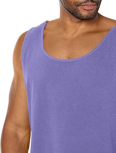 Camiseta sin mangas de algodón orgánico 100% de alta calidad para hombre, ecológica y profesional, hecha en Pakistán al por mayor - Product Image 3