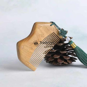 Tradebyd Premium Hair Comb Peine desenredante de madera natural para cabello rizado Cuidado de la barba Herramienta ecológica para el cabello - Product Image 4