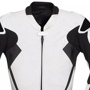 100% véritable qualité supérieure en cuir hommes moto course costume respirant imperméable vêtements de sport pour moto personnalisé équitation - Product Image 2