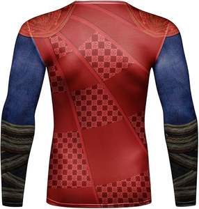 Venta al por mayor 85% Poliéster 15% Spandex 160 Gsm Deportes Rash Guards con logotipos personalizados Transpirable MMA & BJJ Rushguards Diseños OEM - Product Image 6