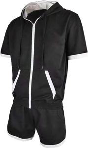 Conjunto Deportivo de Pantalones Cortos y Sudadera con Capucha para Hombre, Diseño Totalmente Personalizado, Transpirable, 100% Algodón, Estilo Informal, Temporada de Invierno, Felpa - Product Image 3