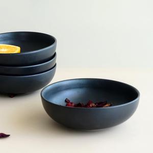 Ensaladera de cerámica hecha a mano moderna, cuenco de servicio de fiesta ecológico de Color personalizado para mamá, panadero, abuela, regalos de inauguración de la casa - Product Image 1