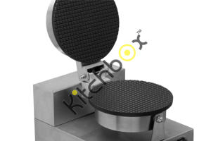 Machine à cônes industrielle et commerciale Kitchbox en acier inoxydable antiadhésif avec une puissance de 1300 W - Product Image 6