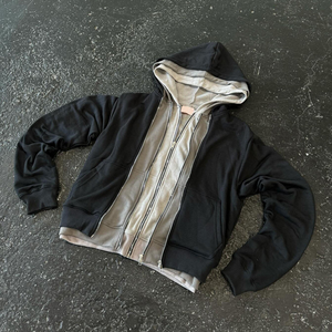 Sudadera con capucha y cremallera de lana de invierno personalizable para hombre-Servicio OEM transpirable e impermeable disponible - Product Image 4