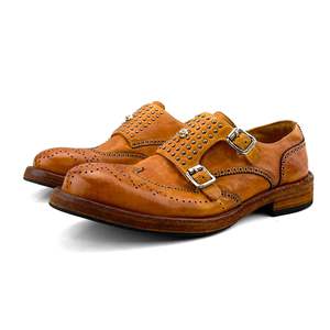 Zapatos de Trabajo para Hombre, Mocasines Sin Cordones, Estilo Elegante para la Oficina y el Fin de Semana, Zapatos Casuales de Cuero Genuino para Hombre - Product Image 4