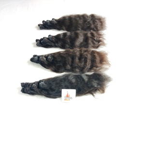ผมต่อแบบหลวมสีธรรมชาติสำหรับคนอินเดียวิกต่อผม100% - Product Image 3