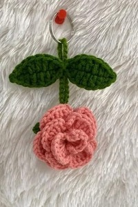 Llavero de Animal de Ganchillo Hecho a Mano, Lindo Llavero Amigurumi, Colgante de Punto, Anillo para Llaves, Adorno para Mochila o Coche, por Proveedores Indios - Product Image 4