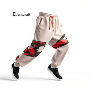 À la mode taille moyenne imprimé survêtement pantalon de survêtement pour hommes doux léger confortable ajustement pour Gym course décontracté Streetwear tenue quotidienne - Product Image 3
