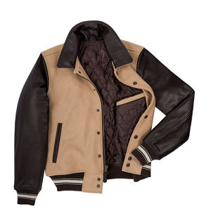 Chaqueta Universitaria de Béisbol Vintage con Logotipo Personalizado OEM, Parche Bordado en Chenilla, Chaqueta Varsity para Hombre - Product Image 3