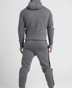 Nuevo chándal a rayas para hombre, traje de dos piezas con cremallera, otoño moda Primavera, sudaderas y pantalones de chándal, conjunto de ropa deportiva masculina de talla grande - Product Image 2