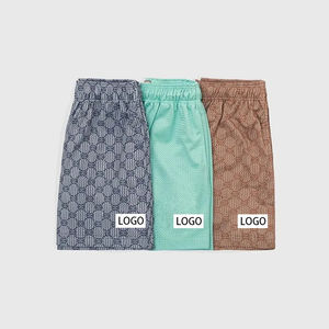 2026 Unisex Mesh Short Design Custom Logo Polyester Breathable The Knee Men 5 Inch Double <b>Layer</b> Custom Mesh Shorts With Pockets - Product Image 1