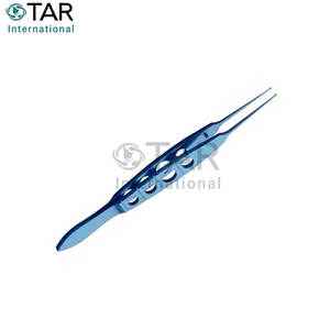 Pinzas de Conjuntiva Fechtner de Acero Inoxidable de Titanio Rectas de 11 cm de Alta Calidad, Instrumentos Médicos Quirúrgicos Oftálmicos para Manipulación - Product Image 3