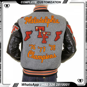 เสื้อแจ็คเก็ตทีมสีเขียวปรับแต่งโลโก้ได้ตามต้องการ - Product Image 6