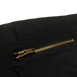 Cómoda chaqueta Bomber para hombre a prueba de viento cálida para invierno manga larga cuello redondo chaqueta Bomber para hombre - Product Image 5