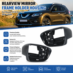 กรอบกระจกมองหลังที่อยู่อาศัยสำหรับ <span class=keywords><strong>Nissan</strong></span> J11 <span class=keywords><strong>X</strong></span>-<span class=keywords><strong>Trail</strong></span> T32 2014 2015 2016 2017กรอบกระจกมองข้าง2018 2020อุปกรณ์เสริมรถยนต์ - Product Image 1