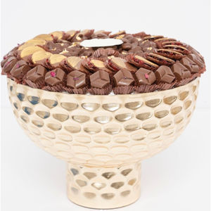 Superior Quality Gold Ware Chocolate Serving Bowl Eco-Friendly Tableware For Weddings Serving Bowl <b>Sweet</b> Candies And Platters - Product Image 6