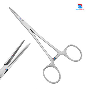 Fórceps Kelly médicos de acero inoxidable, fórceps Kelly quirúrgicos veterinarios rectos de 6,25 ", fórceps hemostáticos Rankin - Product Image 4