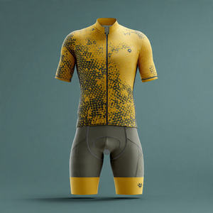 Conjunto de Jersey y Pantalones Cortos de Ciclismo para Hombre, Conjuntos de Jersey de Ciclismo de Manga Corta, Trajes de Ropa de Ciclismo - Product Image 3