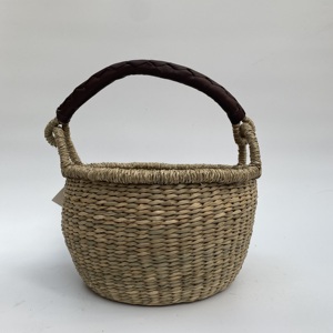 Panier de rangement en jonc de mer quantité minimale de commande bas pour panier en osier de jardinage au Vietnam - Product Image 1
