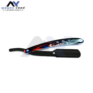 Navaja de Afeitar Recta de Barbero Hecha a Medida de Alta Calidad, Navaja Plegable Profesional para Barberos - Product Image 5