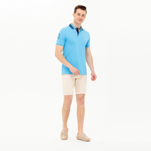 Ropa deportiva de secado rápido de alta calidad para hombre, 100% algodón para Polo de golf, camisetas de punto con estampado de logotipo personalizado, venta al por mayor - Product Image 4