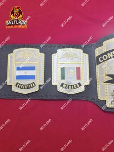 Ceinture de championnat de poids lourd CMLL en zinc 2 mm 4 mm taille adulte - Product Image 4