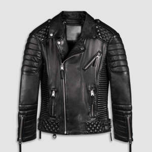 Chaqueta de Cuero Vacuno 100% para Hombre, con Cierre de Cremallera, Logotipo Frontal, Estilo Vintage, Resistente al Viento, Transpirable, Elegancia Robusta - Product Image 1