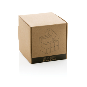 FSC legno gioco mentale cubi magici in borsa di tela - Product Image 6