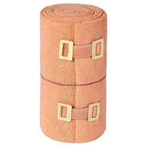 Vendaje de crepé elástico médico, envoltura de compresión de algodón suave para soporte y recuperación de esguinces, distensiones y dolor en las articulaciones - Product Image 4