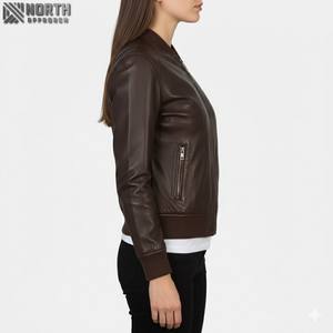 Chaquetas de Cuero para Mujer, Talla XL, Invierno, Moda Urbana, Novedades, Tecnología de Tejido de Lona con Calefacción - Product Image 3