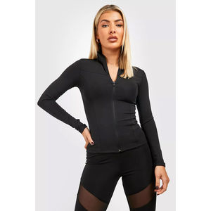 Women's <b>Lightweight</b> Quick Dry Crop Top Yoga Fitness Windbreaker <b>Jacket</b> Long Sleeves Outdoor <b>Running</b> <b>Jacket</b> Yoga Top - Product Image 5