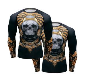 Rashguard/ Rashguard Mma Rash Guard Manches Longues Sublimation Numérique Imprimé Sportswear Pour Unisexe - Product Image 3