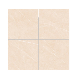 Avariyo Crema 600x600mm porcelana pulida alta calidad moderno baño piso acentos 5mm antideslizante para espacios interiores a granel - Product Image 4
