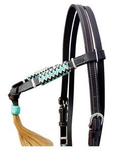 หนังม้าคุณภาพพรีเมี่ยมแบบตะวันตกพร้อมพนักพิงศีรษะดีไซน์แบบนาฟท์สำหรับขี่และแข่งรถ - Product Image 6