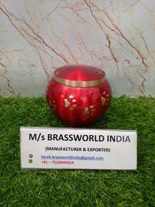 Urna de cremación de mascotas Odyssey, color rojo metálico de alta calidad, todos los tamaños para cenizas humanos/suministros funerarios - Product Image 5