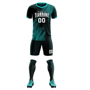 Maillot de football pour homme adulte 100% polyester à séchage rapide et respirant avec découpe automatisée et couleurs personnalisées - Product Image 5