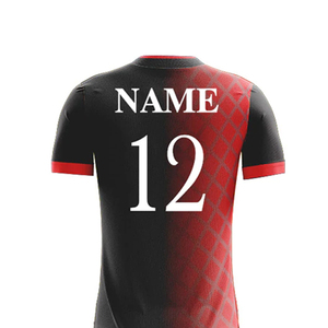 Nuevas llegadas 100% poliéster ropa de fútbol sublimación de alta calidad uniforme de fútbol liso conjunto Logo nombre Unisex Top adultos niños - Product Image 4