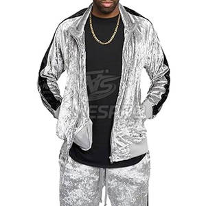 Survêtements en velours grande taille avec logo personnalisé pour l'extérieur Survêtements en velours pour hommes, hiver, décontractés, respectueux de l'environnement, respirants, légers et durables - Product Image 6