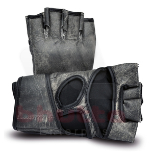 Guantes de Boxeo Transpirables de Cuero para Sparring de MMA con Logotipo Personalizado e Impresión para Entrenamiento Unisex BHUTTA ENTERPRISES Pakistán - Product Image 1