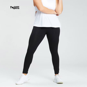Legging de sport Twill Sports TS-1311 en coton et fibre de bambou, respirant, sans couture, taille haute, pour femme, idéal pour l'entraînement et la gym, collection 2026 - Product Image 1